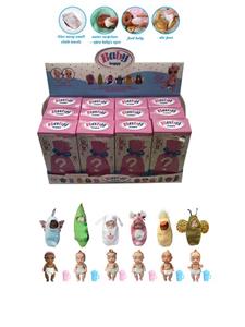 Surprise BABYBORN 6 inch solid body doll 6 mixed with drinking water urination function with feeding bottle 12PC mixed