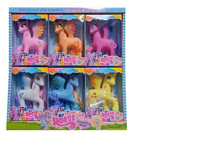 High-end boxed display box Pegasus horse Polaroid 6 colors mixed 6pcs