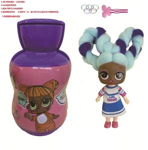 3rd Generation Gourd Bottle 5 Inch OMG.LOL Marshmallow Hair Doll With Scent Surprise Doll With Instructions With Hair Clip Rubber Band