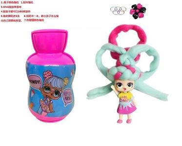 3rd Generation Gourd Bottle 5 Inch OMG.LOL Marshmallow Hair Doll With Scent Surprise Doll With Instructions With Hair Clip Rubber Band