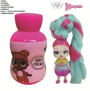 3rd Generation Gourd Bottle 5 Inch OMG.LOL Marshmallow Hair Doll With Scent Surprise Doll With Instructions With Hair Clip Rubber Band