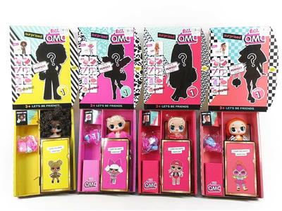 6 inch real body fashion surprise doll 4 assorted with accessories