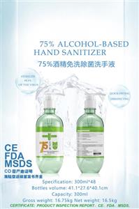 FUPEI75% alcohol-free hand sanitizer