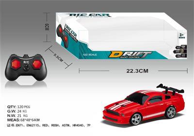 1:22 Two Pass Mustang Remote Control Car