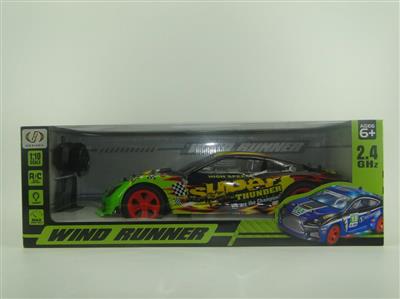 1: 10PVC 2.4G remote control car (transparent window)