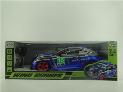 1: 10PVC 2.4G remote control car (transparent window)