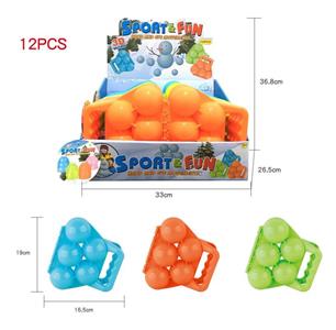 Five-ball snowball clip (three-color mixed)