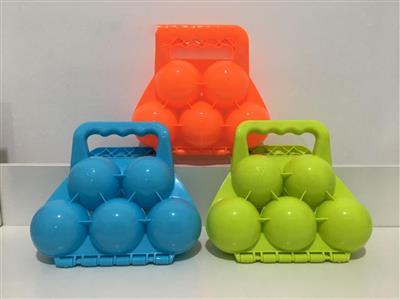 Five-ball snowball clip (three-color mixed)