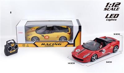 1:12 ferrari four remote control car does not include electricity