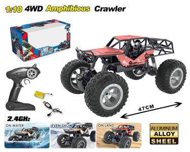 1:10 amphibious alloy climbing car