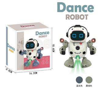 Electric dancing light music robot (2 colors mixed)