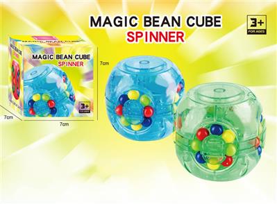 Crystal Magic Bean Cube Unzip Gyro