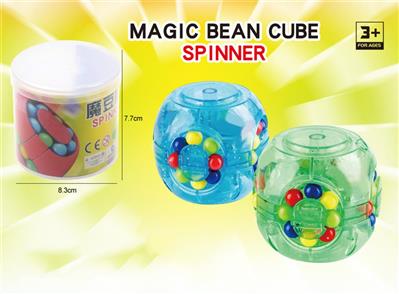 Crystal Magic Bean Cube Unzip Gyro