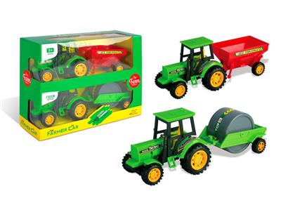 Inertial big farmer's car two packs and two colors mixed