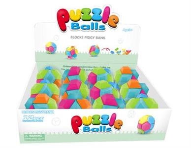 Puzzle blocks ball