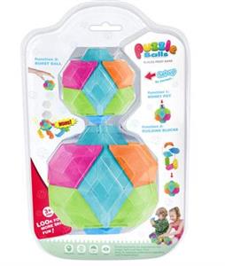 Puzzle blocks ball