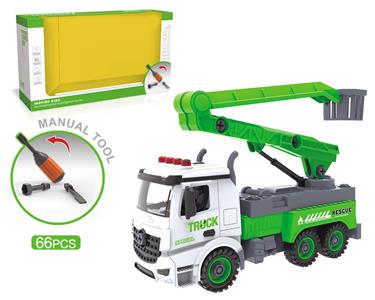 DIY screw building blocks disassembly and assembly of urban sanitation vehicles