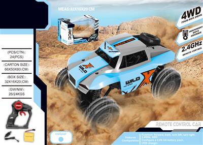 1:18 4WD remote control climbing car 2.4G