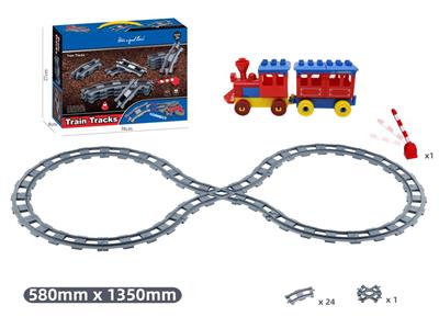 46 PCS Compatible with Lego Large Particle Puzzle Block Track