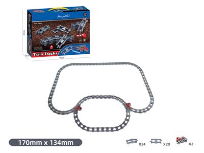 46 PCS Compatible with Lego Large Particle Puzzle Block Track