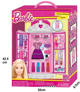 Barbie beautiful wardrobe makeup set