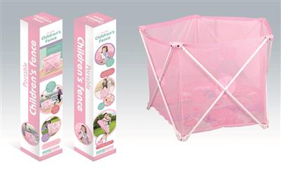 Baby playground ball fence/pink