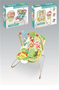 Baby vibrating rocking chair/no music/green