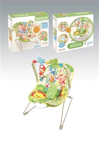 Tropical rain forest baby rocking chair/no music/green