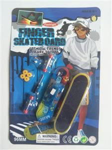 Finger skateboard combo with light (including battery)