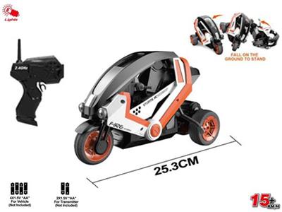 1:8 three-wheel stunt motorcycle (not including battery)