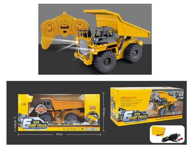 1:18 Six-channel alloy remote control dump truck