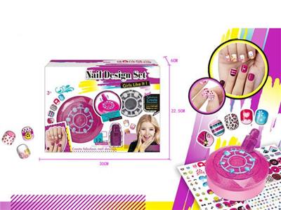 Water transfer nail set