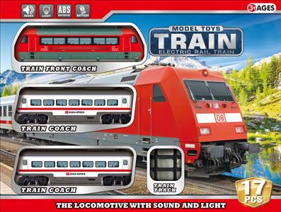 Electric light and music train (red)