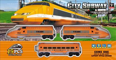 Electric light and music train (orange)