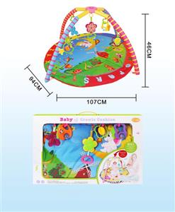 Baby multifunctional music crawling mat, without light