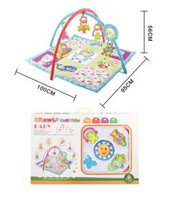 Baby Fitness Blanket Rectangle Music + Mirror + 5 Hanging Pieces