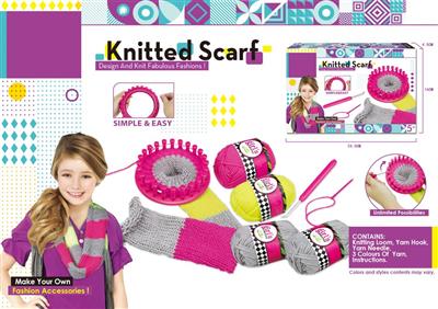 Fashion scarf knitting