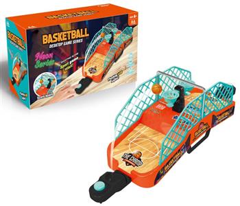 Double basketball machine (with lights, music, scoring device)