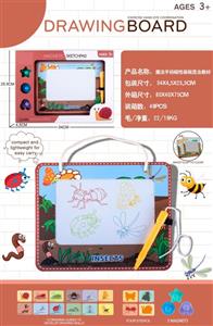 Magic hand clap magnetic drawing board Insect textbook