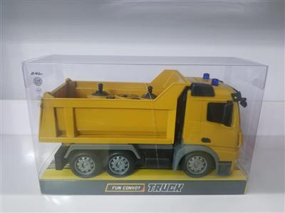 2.4G six-way remote control lighting simulation dump truck