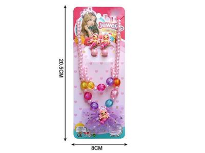 Girls jewelry-mermaid necklace earrings set of 4