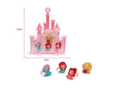 Girls jewelry-castle princess ring box