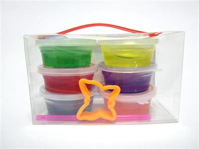 6-color crystal mud with straw mold