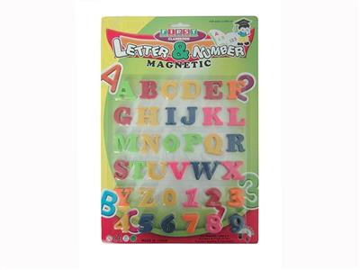 Large magnetic English letters