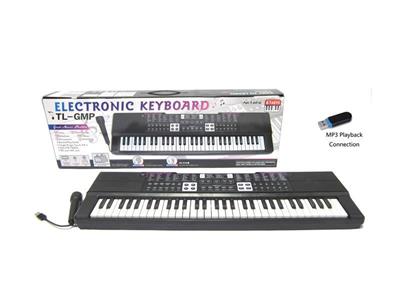 61键多功能电子琴               （带麦克风、USB电源线、MP3功能）