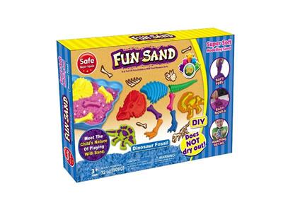 Space sand dinosaur bone set