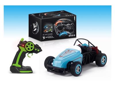 2.4G five-way remote control speed sand car 1:18 pack charging