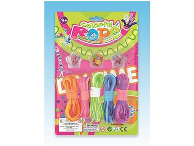 Color rope (50PCS*100CM)+ beads