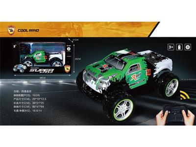 1:16 cross-country remote control car (green).