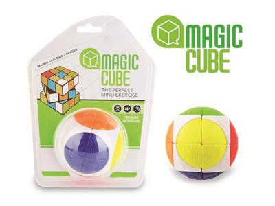 Six-color football cube